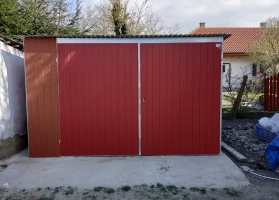 Garaże z blachy akrylowej 198