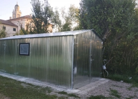 Garaże z blachy ocynkowej 28