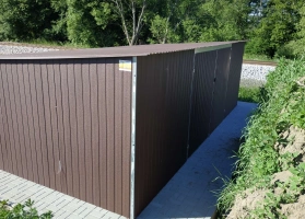 Garaże z blachy akrylowej 43