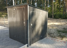 Garaże z blachy akrylowej 177