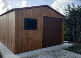 Garaże z blachy akrylowej 134