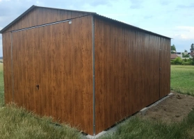 Garaże z blachy akrylowej 153