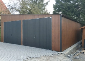 Garaże z blachy akrylowej 137