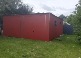 Garaże z blachy akrylowej 173