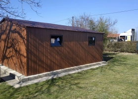 Garaże z blachy akrylowej 2