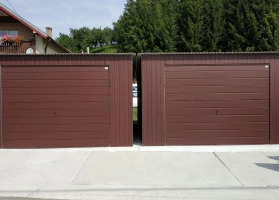 Garaże z blachy akrylowej 216