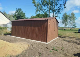 Garaże z blachy akrylowej 315
