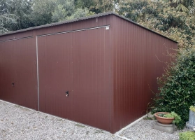 Garaże z blachy akrylowej 187