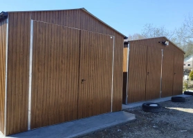 Garaże z blachy akrylowej 73