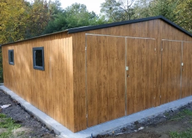 Garaże z blachy akrylowej 178