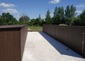 Garaże z blachy akrylowej 267