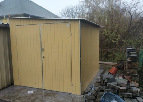 Garaże z blachy akrylowej 190