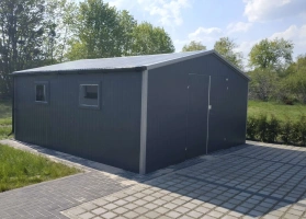 Garaże z blachy akrylowej 77