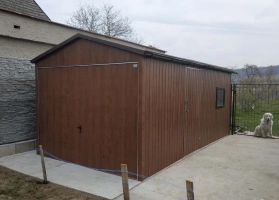 Garaże z blachy akrylowej 76