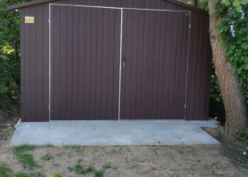 Garaże z blachy akrylowej 42