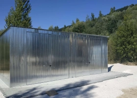 Garaże z blachy ocynkowej 22