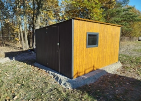 Garaże z blachy akrylowej 230