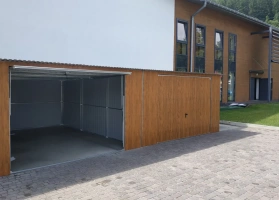 Garaże z blachy akrylowej 212