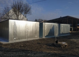 Garaże z blachy ocynkowej 54