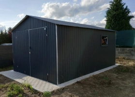 Garaże z blachy akrylowej 214