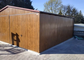 Garaże z blachy akrylowej 72