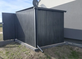 Garaże z blachy akrylowej 174