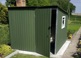 Garaże z blachy akrylowej 24