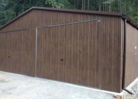 Garaże z blachy akrylowej 104