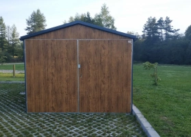 Garaże z blachy akrylowej 108