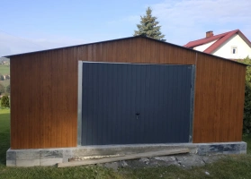 Garaże z blachy akrylowej 139