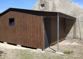 Garaże z blachy akrylowej 19