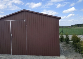 Garaże z blachy akrylowej 79