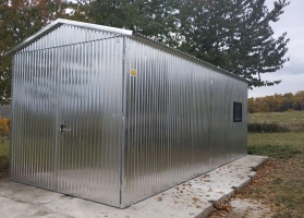 Garaże z blachy ocynkowej 32