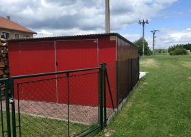 Garaże z blachy akrylowej 55