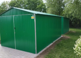 Garaże z blachy akrylowej 14