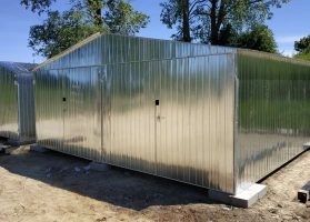 Garaże z blachy ocynkowej 7