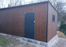 Garaże z blachy akrylowej 133