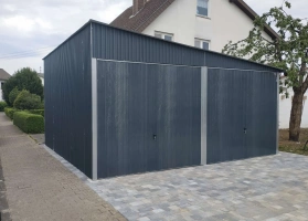 Garaże z blachy akrylowej 96