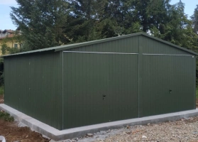 Garaże z blachy akrylowej 29