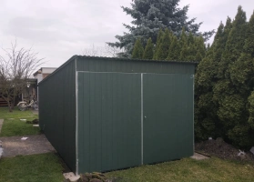 Garaże z blachy akrylowej 132