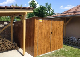 Garaże z blachy akrylowej 28