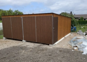 Garaże z blachy akrylowej 215