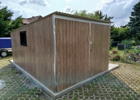 Garaże z blachy akrylowej 270