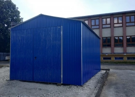 Garaże z blachy akrylowej 164