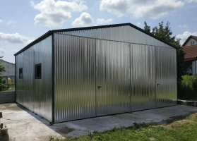 Garaże z blachy ocynkowej