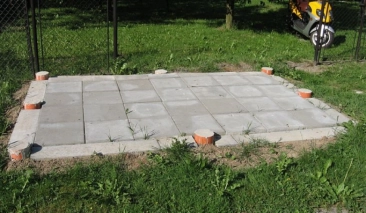 stopy betonowe + płyty chodnikowe