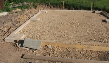 fundament + stopy betonowe