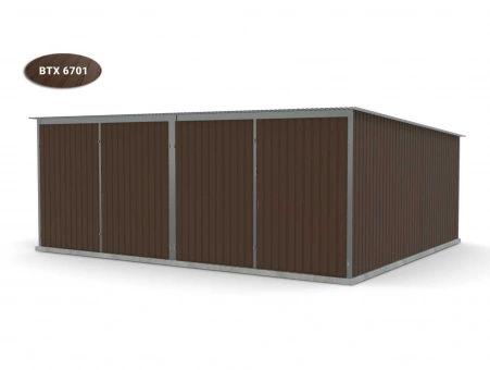 Garaż blaszany (podwójny) 14