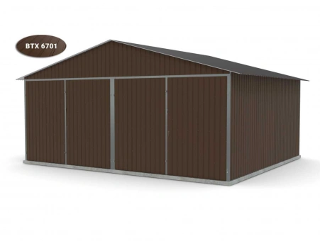 Garaż blaszany (podwójny) 14