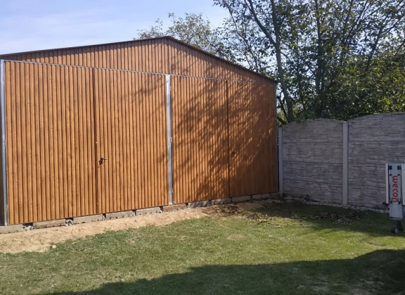 Garaże z blachy akrylowej 171